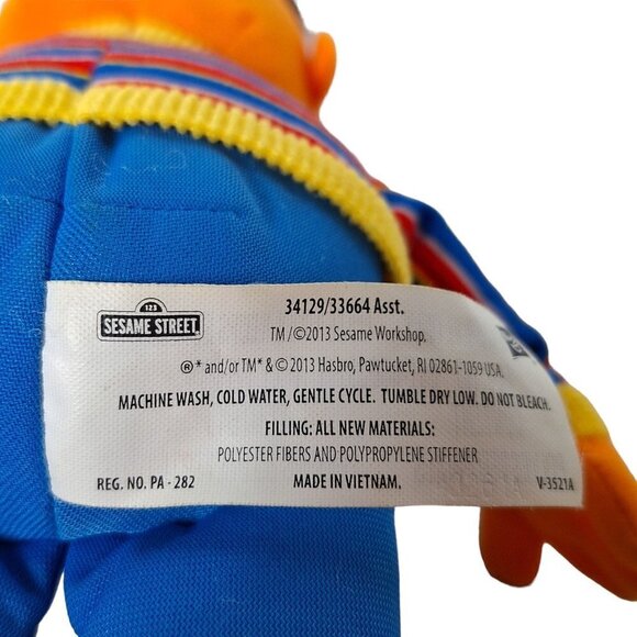 Sesame Street Ernie Hasbro Plush Stuffed Animal 11 Inch - Picture 3 of 3